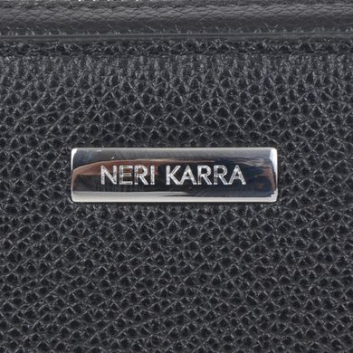 Барсетка-гаманець з натуральної шкіри Neri Karra 0950.133.01/133.07 чорна