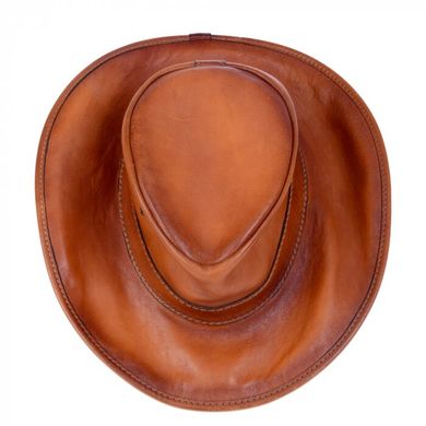 Винтажная шляпа ручной работы из натуральной кожи Pratesi bco040/59