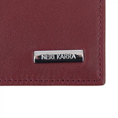 Обкладинка для паспорта з натуральної шкіри Neri Karra 0110.3-01.150 бордовий
