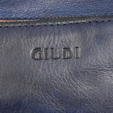 Сумка чоловіча Giudi з натуральної шкіри 11672/tm/dev-fu синій