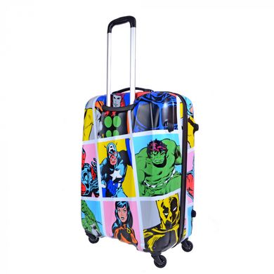 Дитяча валіза з abs пластика Marvel Legends American Tourister на 4 здвоєних колесах 21c.002.008