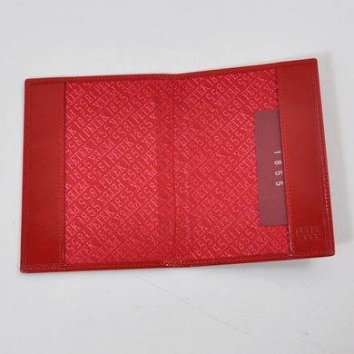 Обкладинка для паспорта Petek з натуральної шкіри 581-052-10 червона