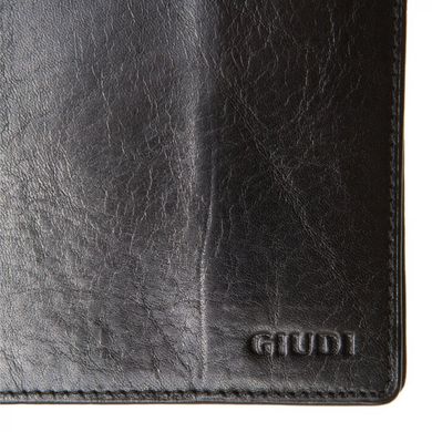 Обкладинка для паспорта Giudi з натуральної шкіри 6764/gd-03 чорний