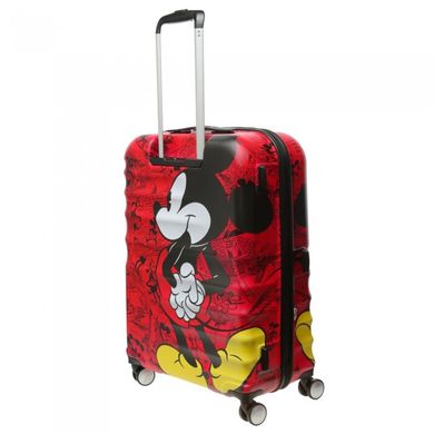 Дитяча валіза з abs пластика Wavebreaker Disney Mickey Mouse Comix American Tourister на 4 здвоєних колесах 31c.020.004