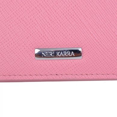 Гаманець жіночий з натуральної шкіри Neri Karra 0504.47.86 рожевий