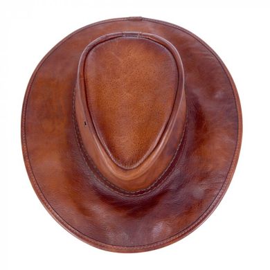 Винтажная шляпа ручной работы из натуральной кожи Pratesi bma040/59