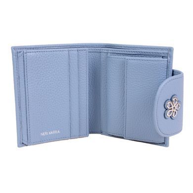 Кошелёк женский из натуральной кожи Neri Karra 0503f.05.145 голубой