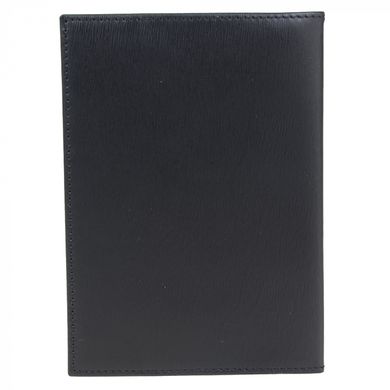 Обложка для паспорта Petek из натуральной кожи 581-043-01 черная