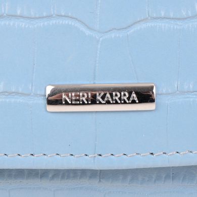 Гаманець жіночий з натуральної шкіри Neri Karra eu0513.112.79 блакитний