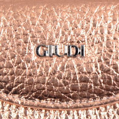 Гаманець жіночий Giudi з натуральної шкіри 6470/lgp/cin/ae-b8 пудровий