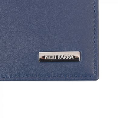 Обкладинка для паспорта з натуральної шкіри Neri Karra 0110.3-01.92 синій