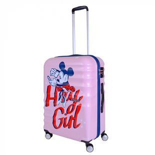 Детский чемодан из abs пластика Wavebreaker Disney American Tourister на 4 сдвоенных колесах31c.040.004