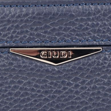 Борсетка-кошелек Giudi из натуральной кожи 10429/ae/col-07 синяя