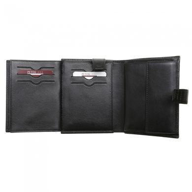 Кошелёк мужской Petek из натуральной кожи 433-041-01 чёрный