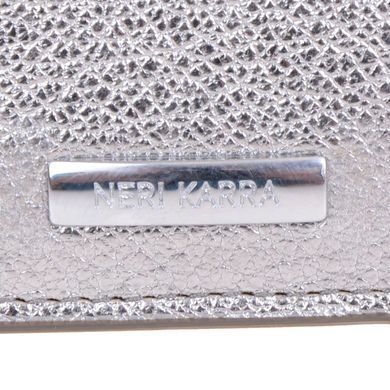 Кредитница из натуральной кожи Neri Karra 0136n.02.144 серебристый