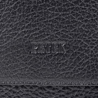 Портфель Petek з натуральної шкіри 885-46b-01 чорний