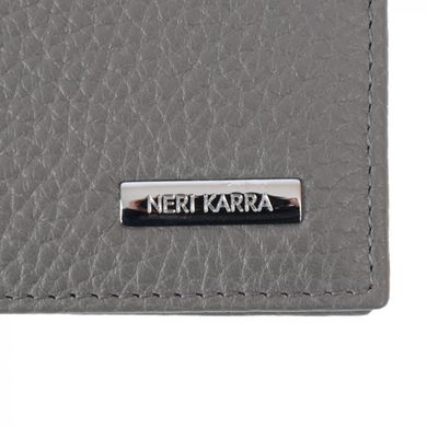 Обложка для паспорта из натуральной кожи Neri Karra 0110.55.11 серый