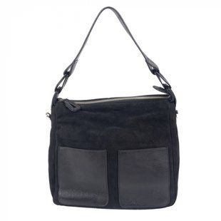 Сумка женская Gianni Conti из натуральной кожи/замш 754546-black