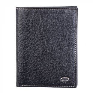 Кошелёк мужской Petek из натуральной кожи 184-46b-kd1 чёрный