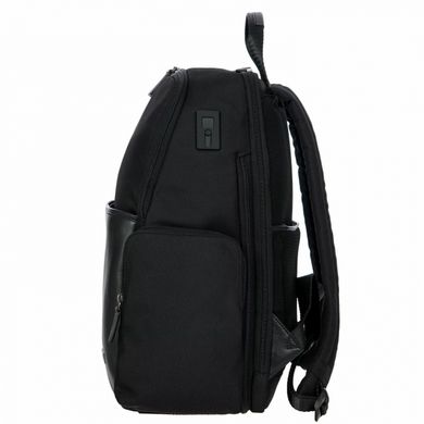 Рюкзак з нейлону зі шкіряною обробкою з відділення для ноутбука та планшета Monza Brics br207721-909