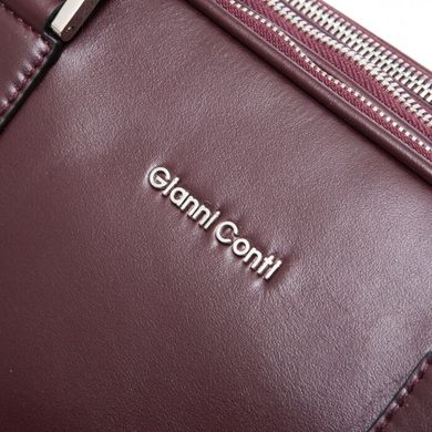 Сумка - портфель Gianni Conti з натуральної шкіри 2451203-burgundy