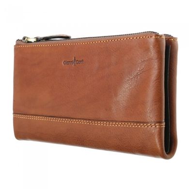 Барсетка гаманець Gianni Conti з натуральної шкіри 912211-tan
