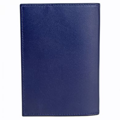 Обкладинка для паспорта з натуральної шкіри Neri Kara 0110l.3-01.07/25.91 синій