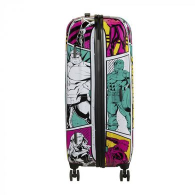 Дитяча валіза з abs пластика Marvel Legends Avengers Pop Art American Tourister на 4 здвоєних колесах 21c.022.019