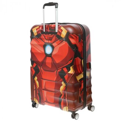 Дитяча валіза з abs пластика на Wavebreaker Marvel Iron Man American Tourister на 4 здвоєних колесах 31c.030.008 мультиколір