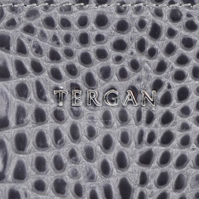 Сумка-портфель из натуральной кожи с отделением для ноутбука Tergan 77043-gri/croco-gri/analin