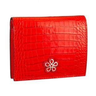 Женский кошелёк Neri Karra из натуральной кожи 0504f.1-35.50 бордовый