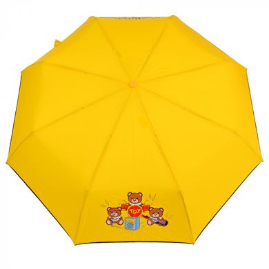 Зонт складной автомат Moschino 8031-opencloseu-yellow