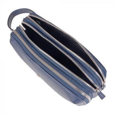 Борсетка-кошелёк Giudi из натуральной кожи 11001/ae/col-07 синяя