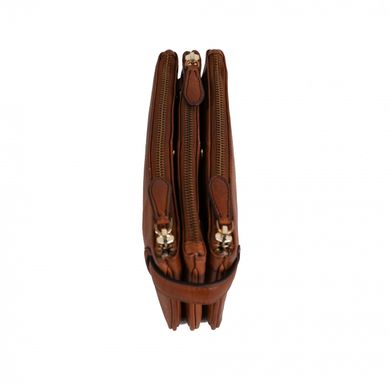 Борсетки-гаманець Chiarugi з натуральної шкіри 2684-1 коричнева