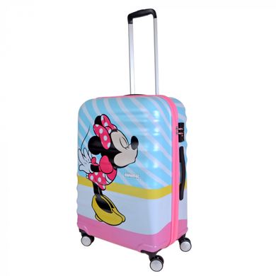 Детский чемодан из abs пластика American Tourister Wavebreaker Disney на 4 сдвоенных колесах31c.080.004
